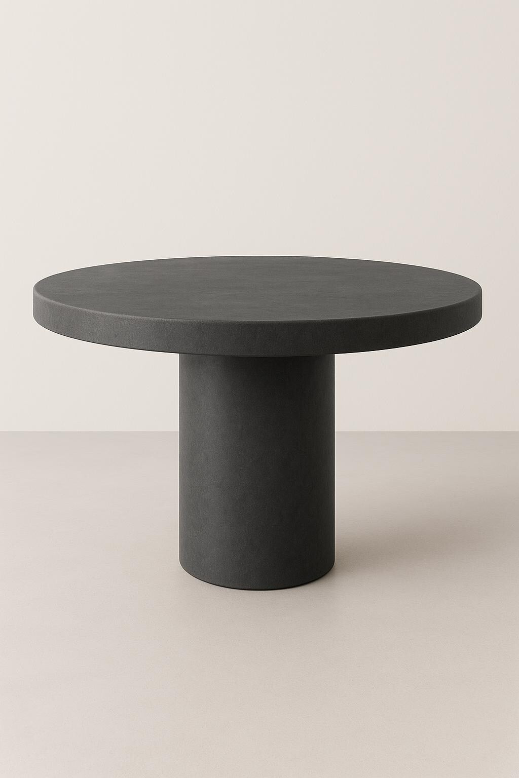 Table à manger en béton ciré ou tadelakt
