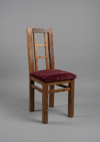 AMIZMIZ Chaise en noyer et tissu au choix