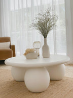 Table basse en noyer massif