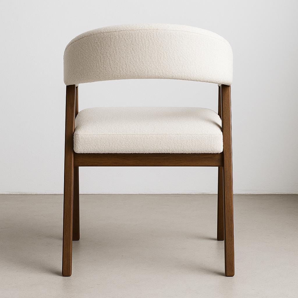 SAFI - Chaise en noyer