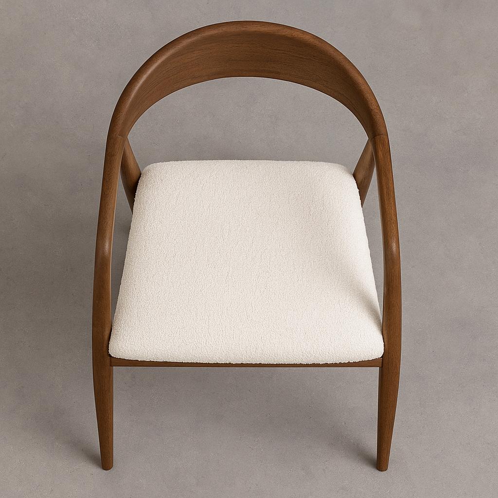OURIKA - Chaise en noyer
