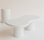 Table basse 2 pieds en béton ciré