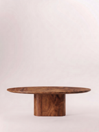 Table en bois non massif - Pied Oblong