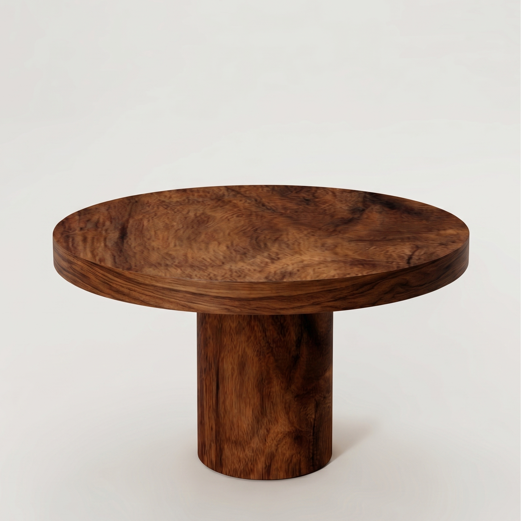 Table ronde en bois