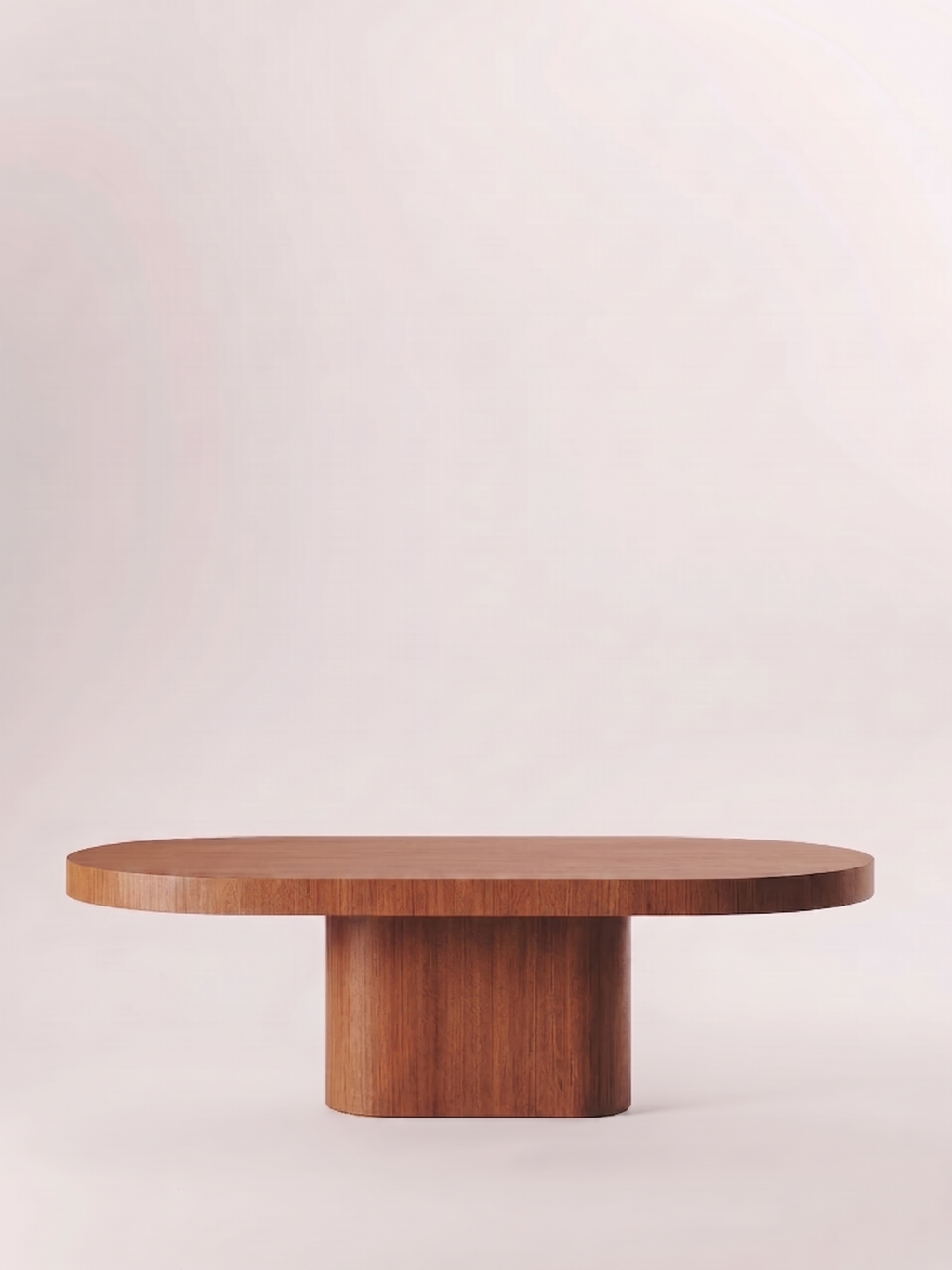 Table en bois non massif - Pied Oblong