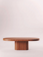 Table en bois non massif - Pied Oblong