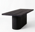 Table en bois non massif - Pied Oblong