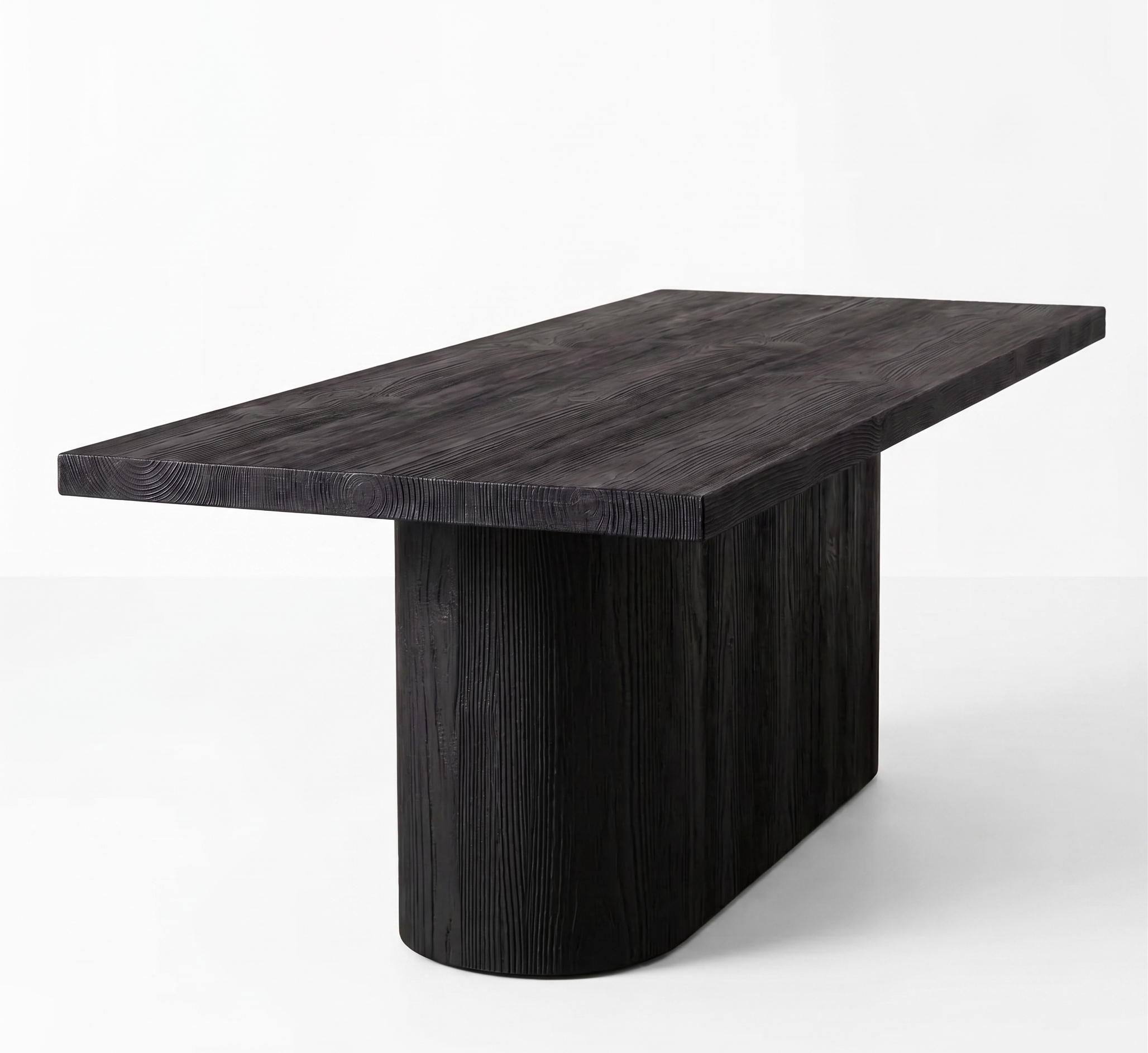 Table en bois non massif - Pied Oblong