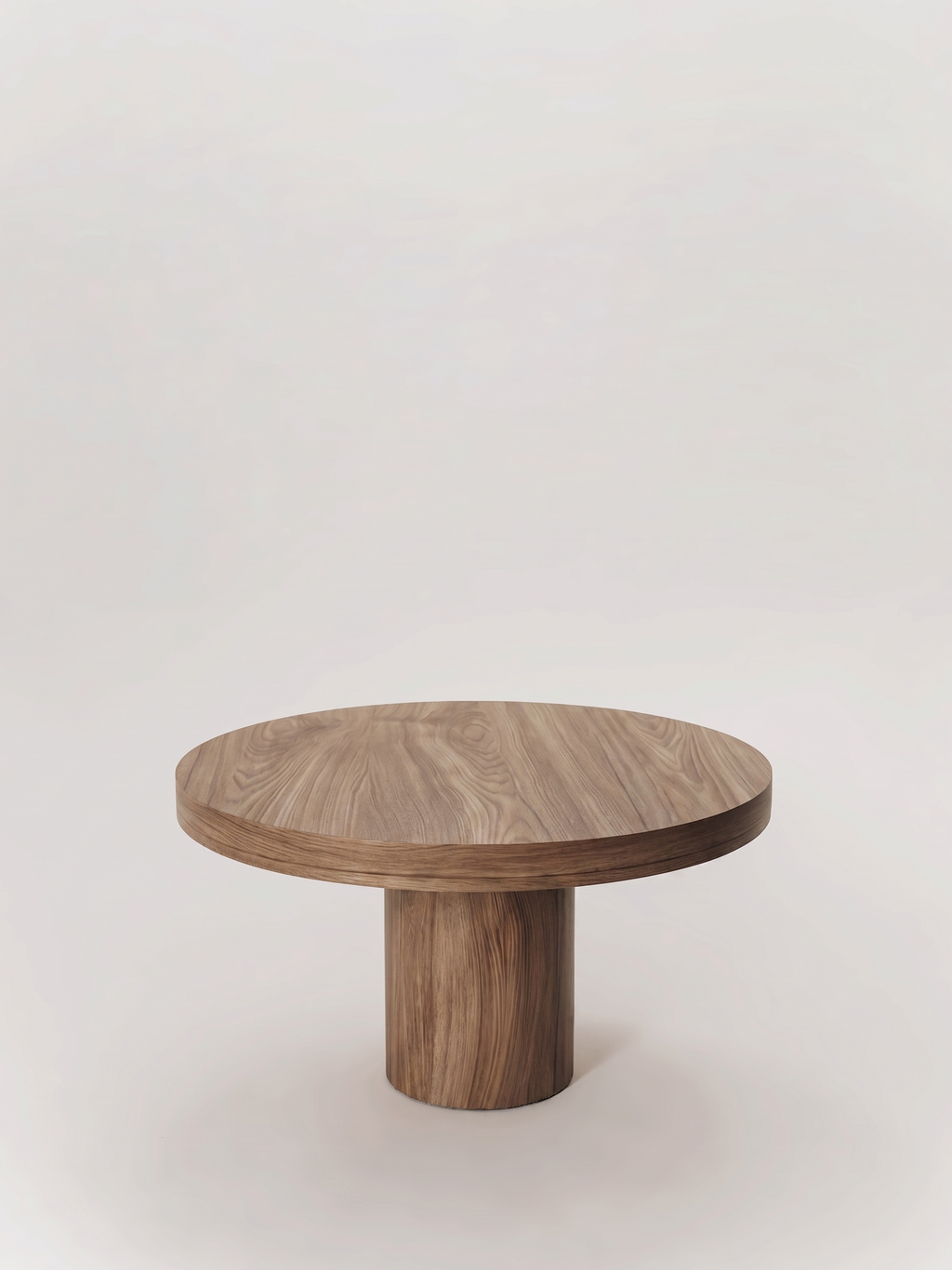 Table ronde en bois