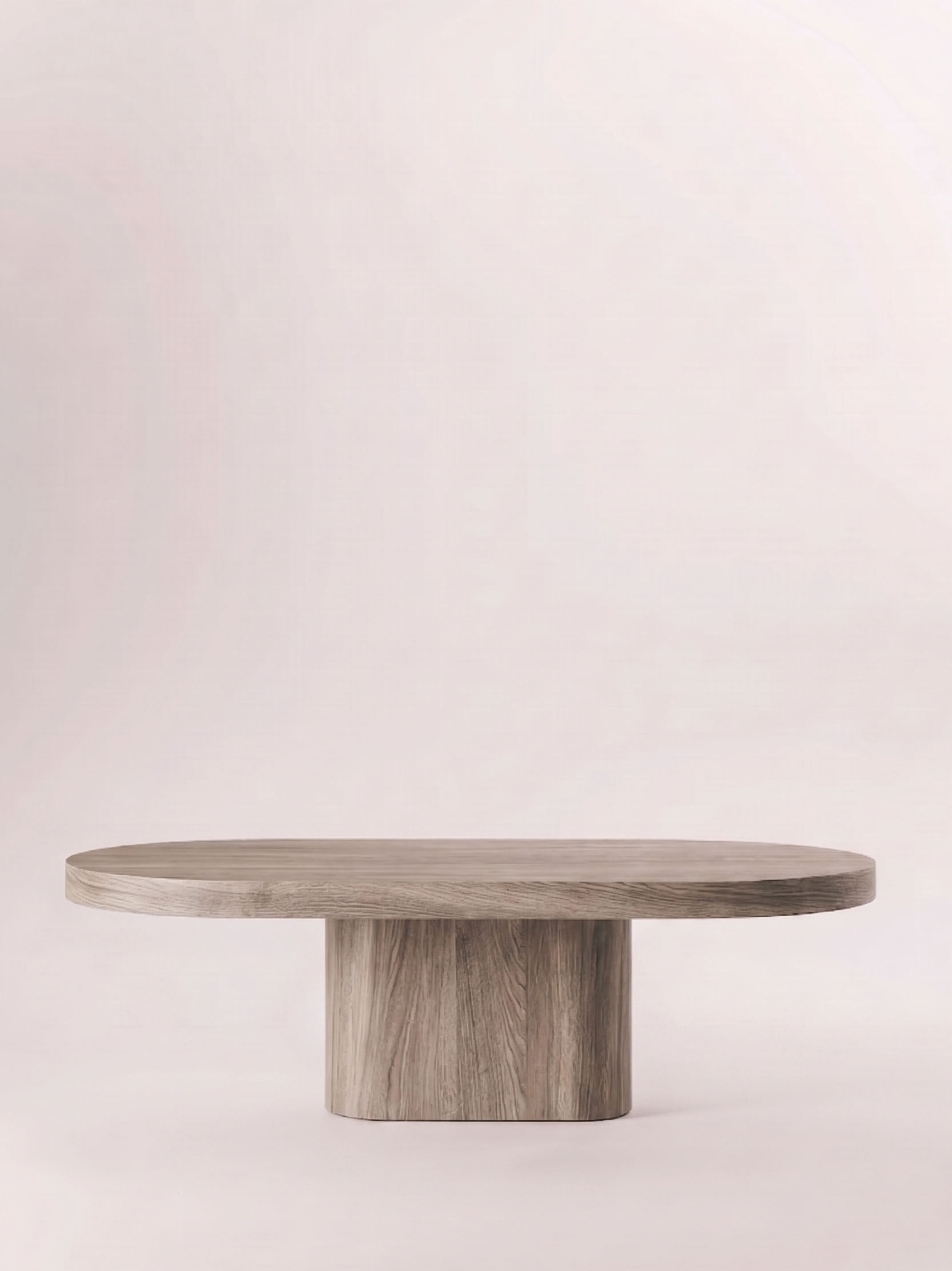 Table en bois non massif - Pied Oblong