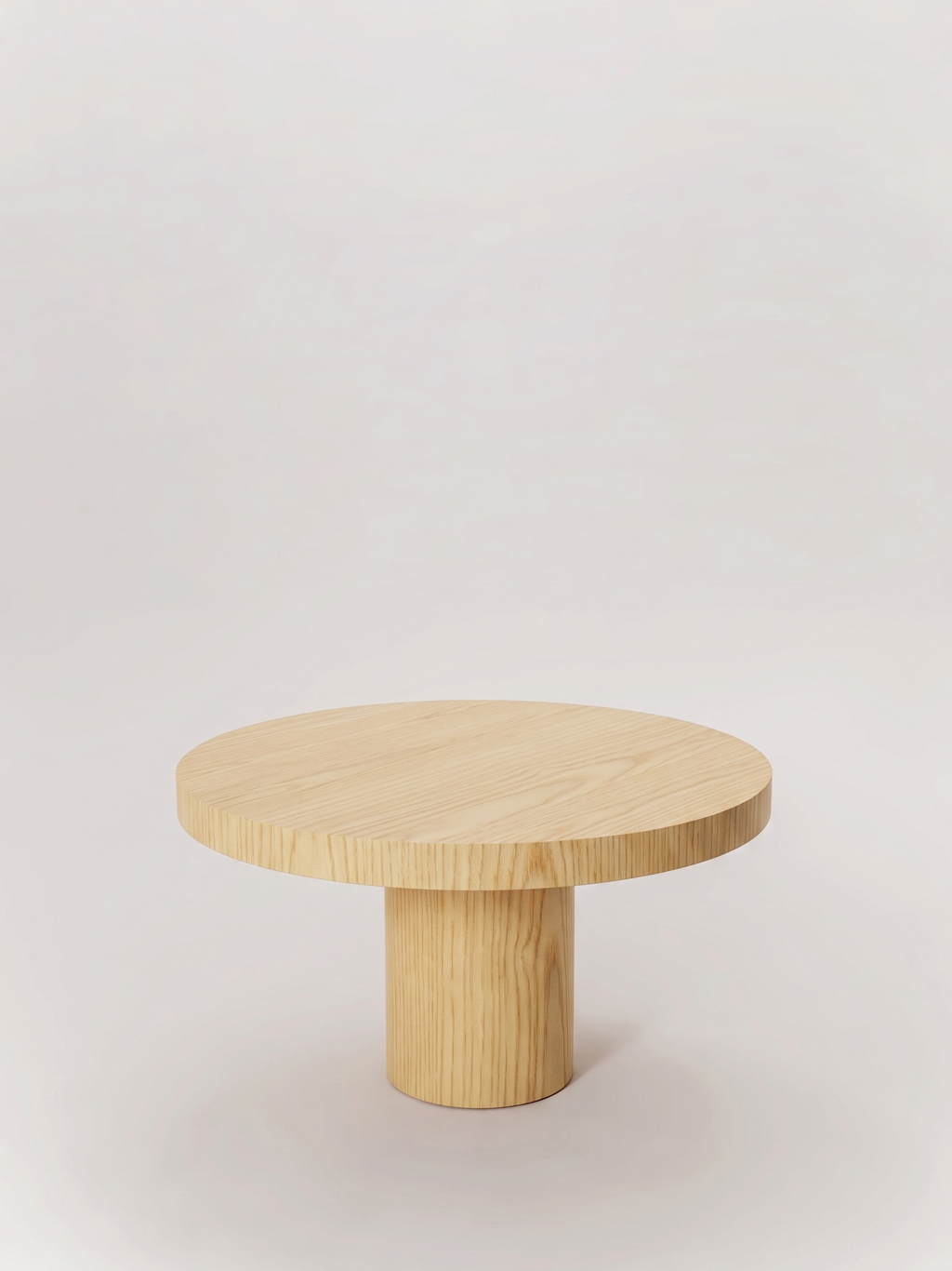 Table ronde en bois