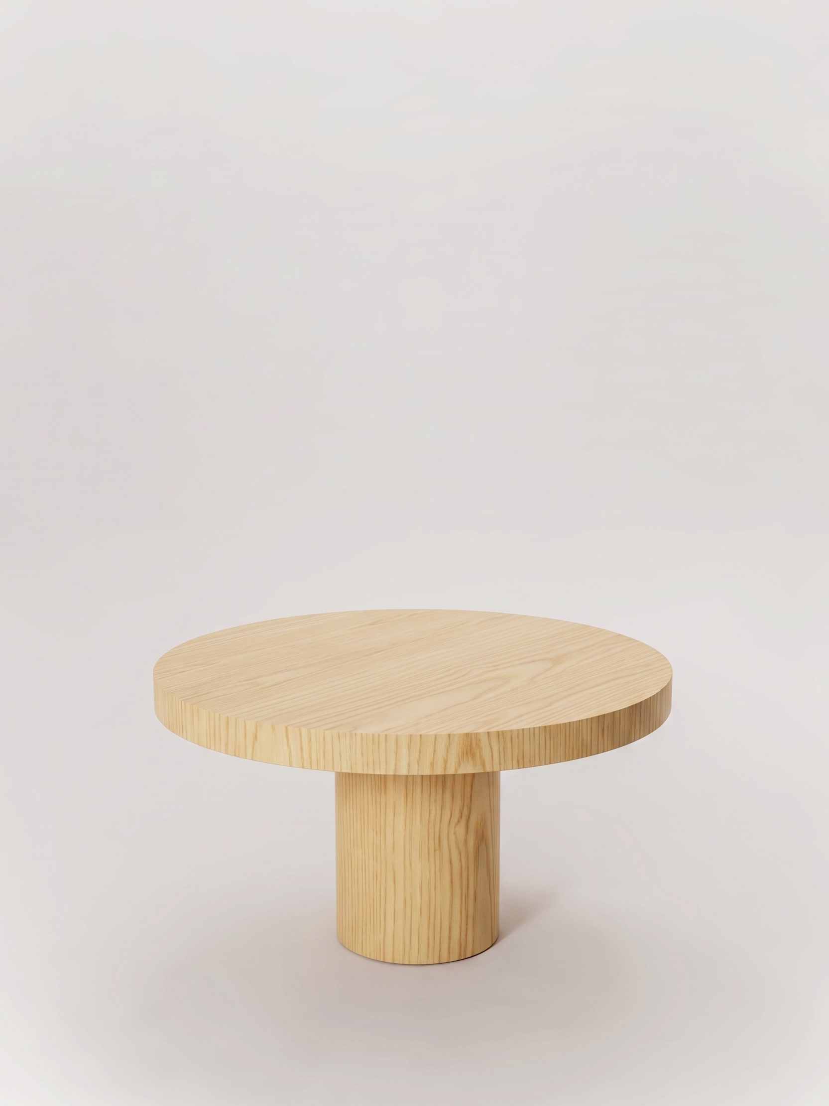 Table ronde en bois