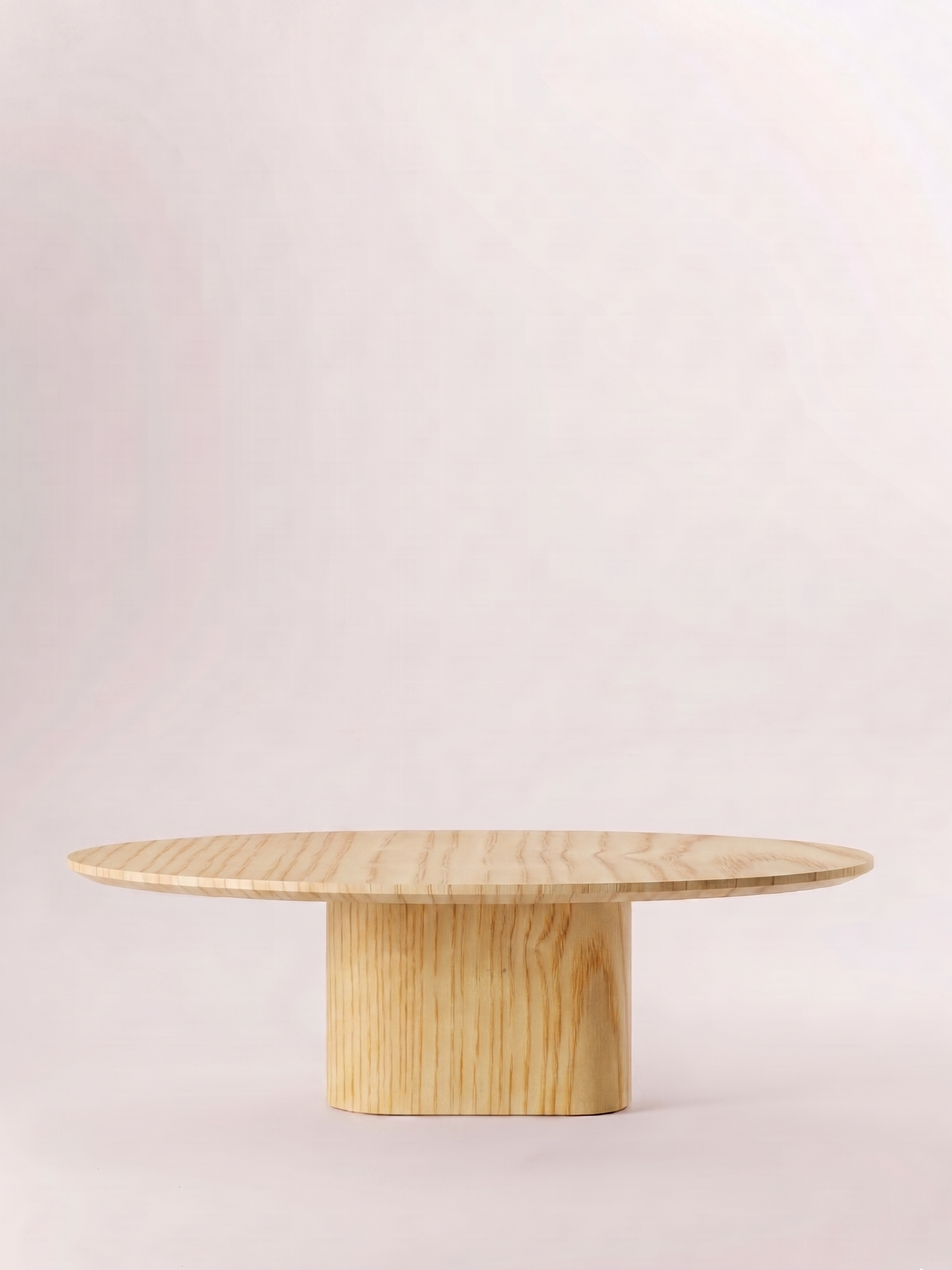 Table en bois non massif - Pied Oblong
