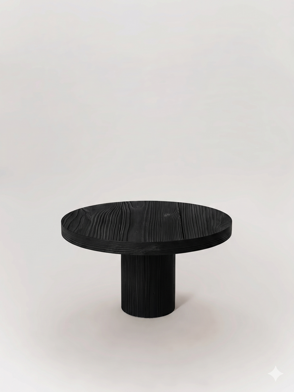Table ronde en bois