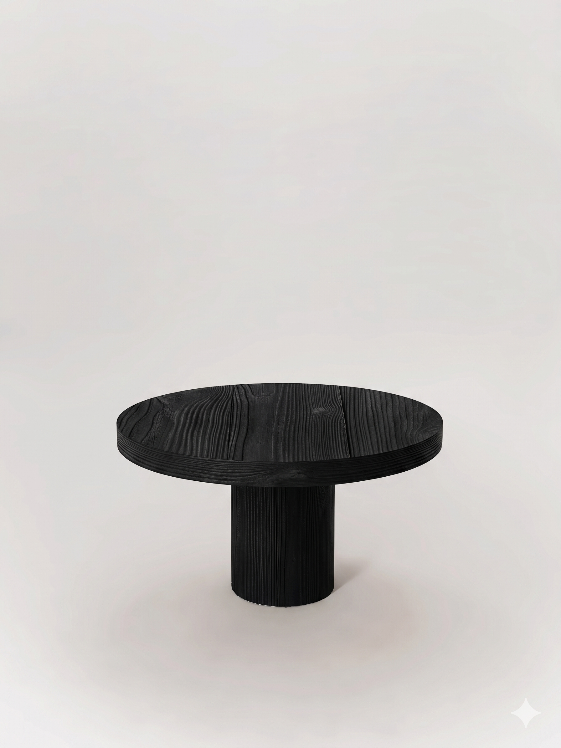 Table ronde en bois