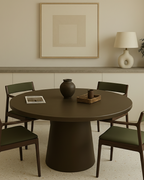 Table à manger en béton ciré - Pied Cône