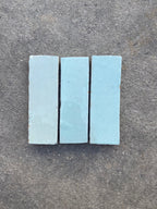 Zellige 15x5 cm - Bleu Pastel - Premium