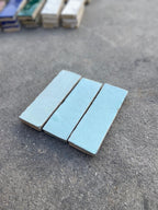 Zellige 15x5 cm - Bleu Pastel - Premium