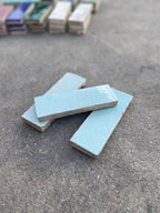 Zellige 15x5 cm - Bleu Pastel - Premium