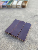 Zellige 15x5 cm - Bordeaux - Premium
