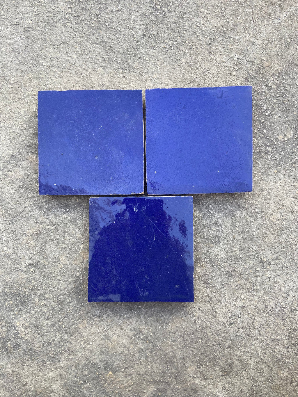 Zellige 10x10 cm - Bleu Majorelle - Premium