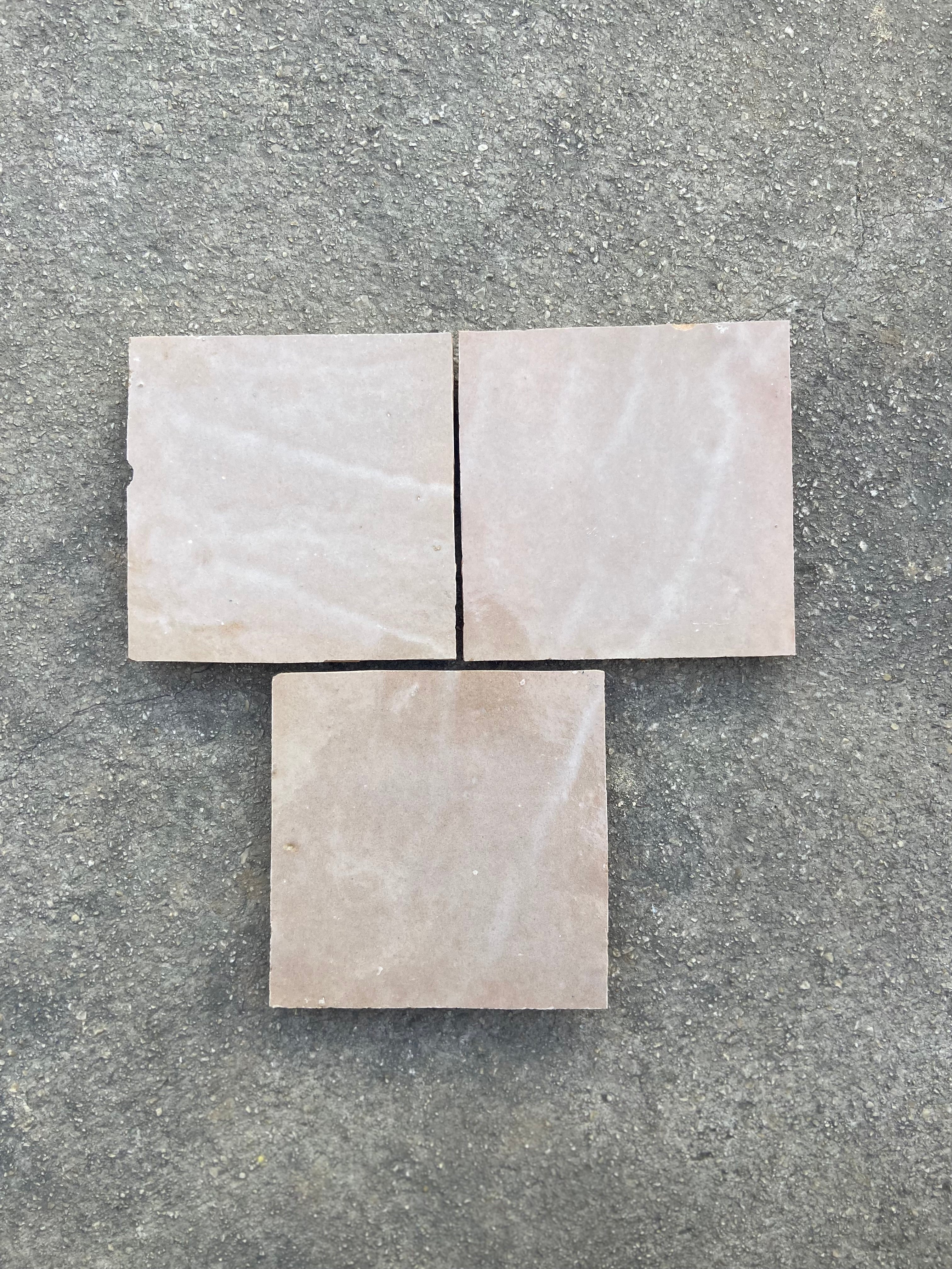 Zellige 10x10 cm - Beige - Premium