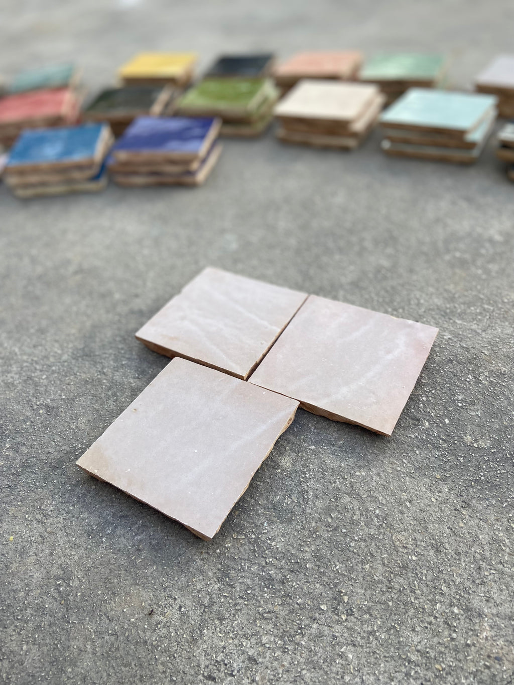 Zellige 10x10 cm - Beige - Premium