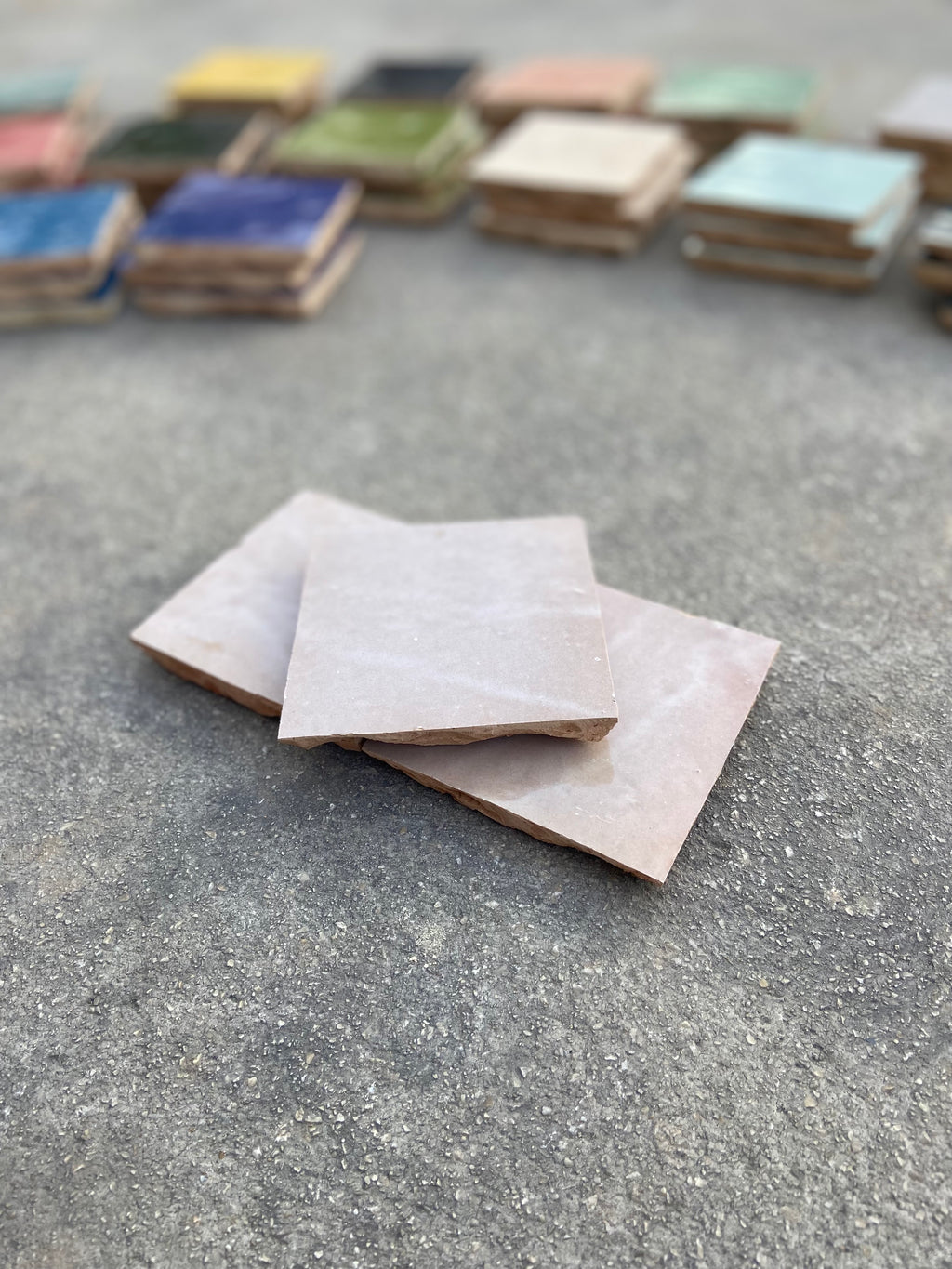 Zellige 10x10 cm - Beige - Premium