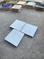 Zellige 10x10 cm - Blanc cassé - Premium