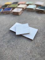 Zellige 10x10 cm - Blanc cassé - Premium