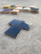 Zellige 10x10 cm - Noir - Premium