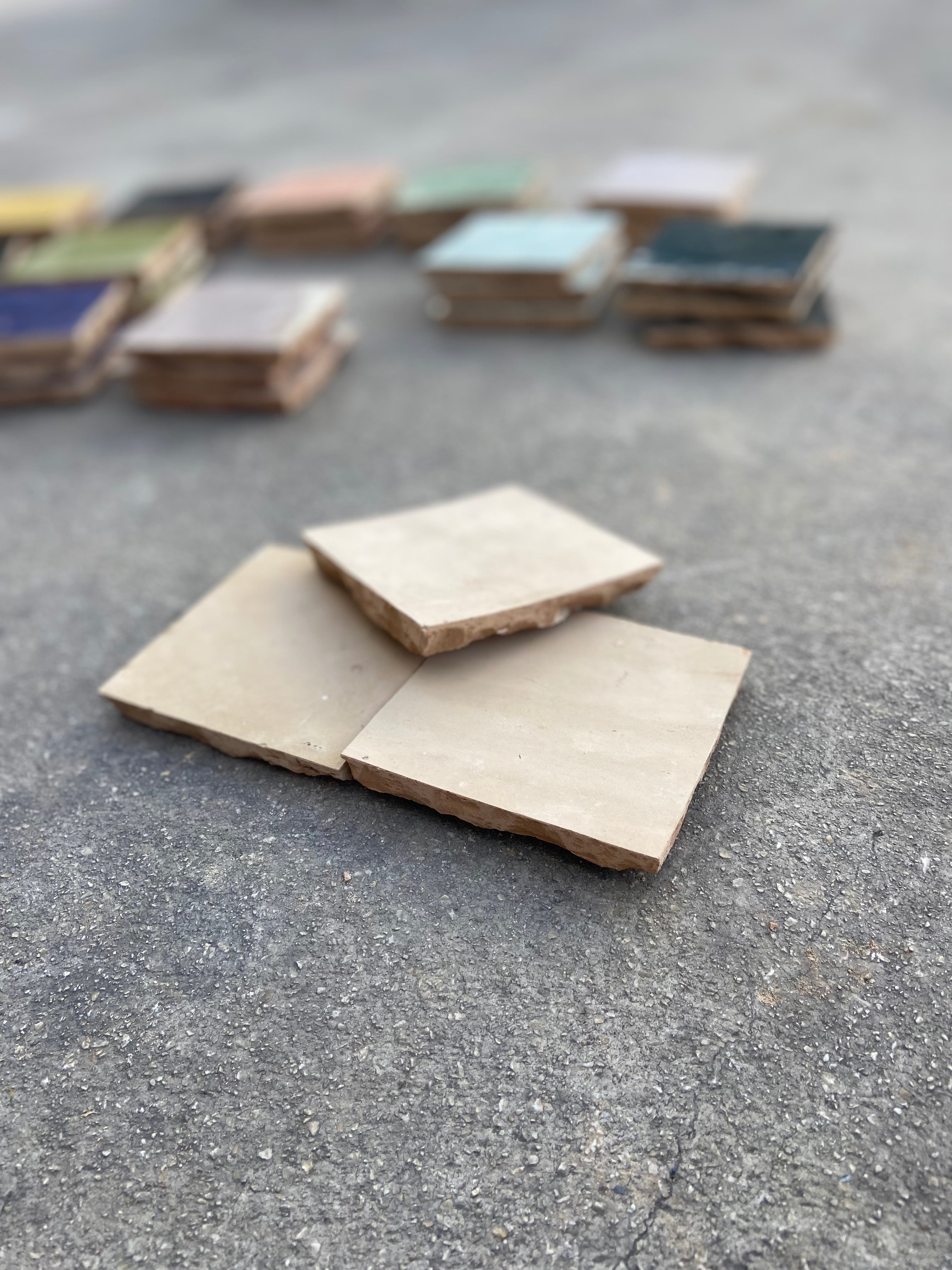 Zellige 10x10 cm - Naturel - Premium