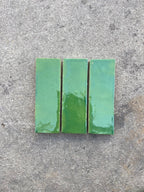 Zellige 15x5 cm - Vert Jardin - Premium