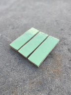 Zellige 15x5 cm - Vert Pastel - Premium