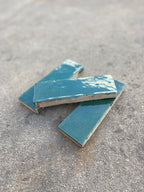 Zellige 15x5 cm - Vert de Fès - Premium