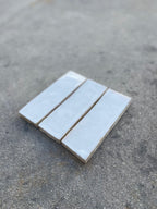 Zellige 15x5 cm - Blanc foncé - Premium