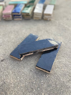 Zellige 15x5 cm - Noir - Premium