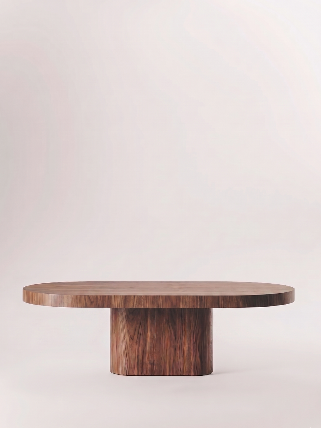 Table en bois non massif - Pied Oblong