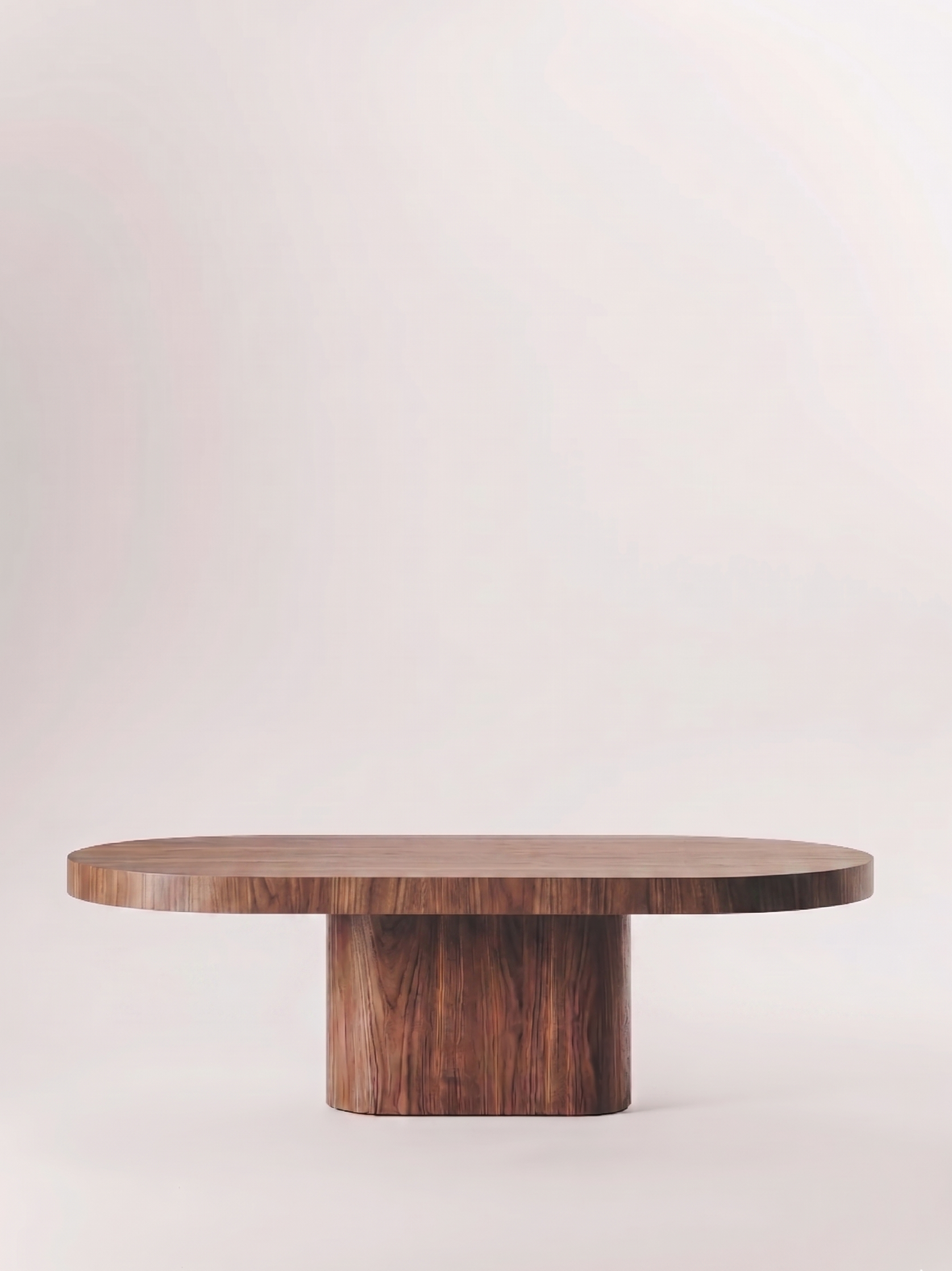 Table en bois non massif - Pied Oblong