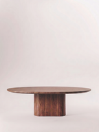 Table en bois non massif - Pied Oblong