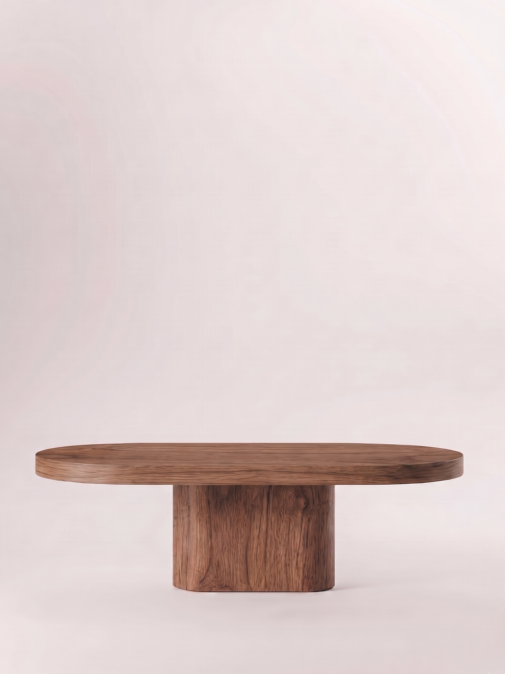 Table en bois non massif - Pied Oblong