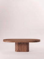 Table en bois non massif - Pied Oblong