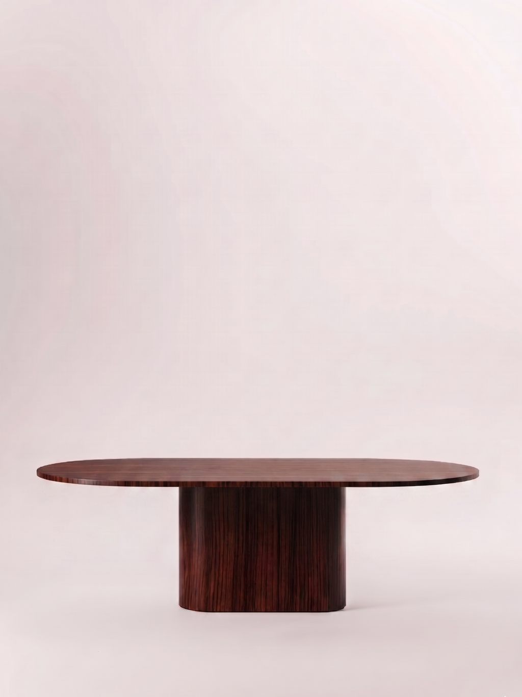 Table en bois non massif - Pied Oblong