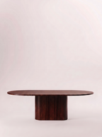 Table en bois non massif - Pied Oblong