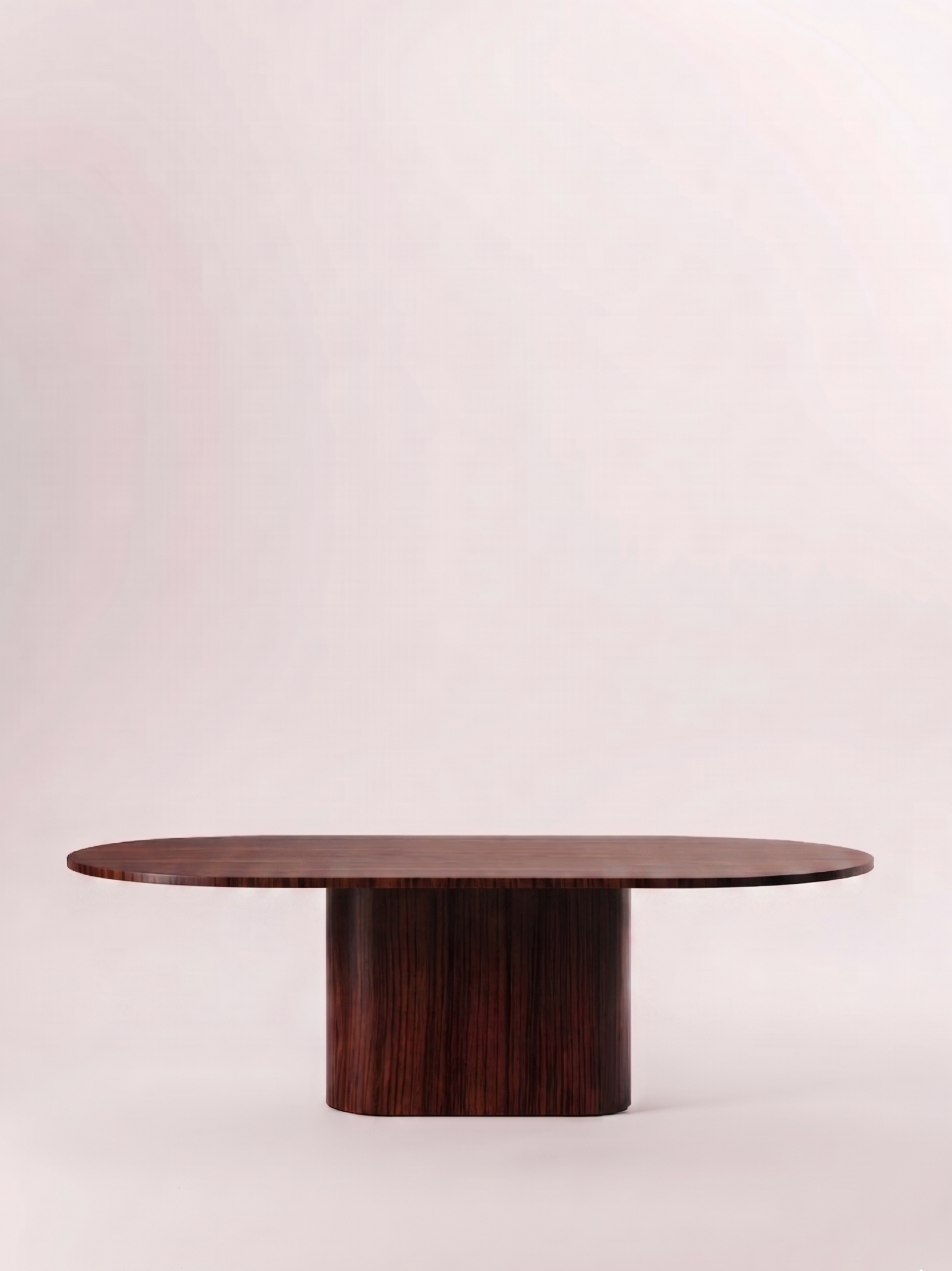 Table en bois non massif - Pied Oblong