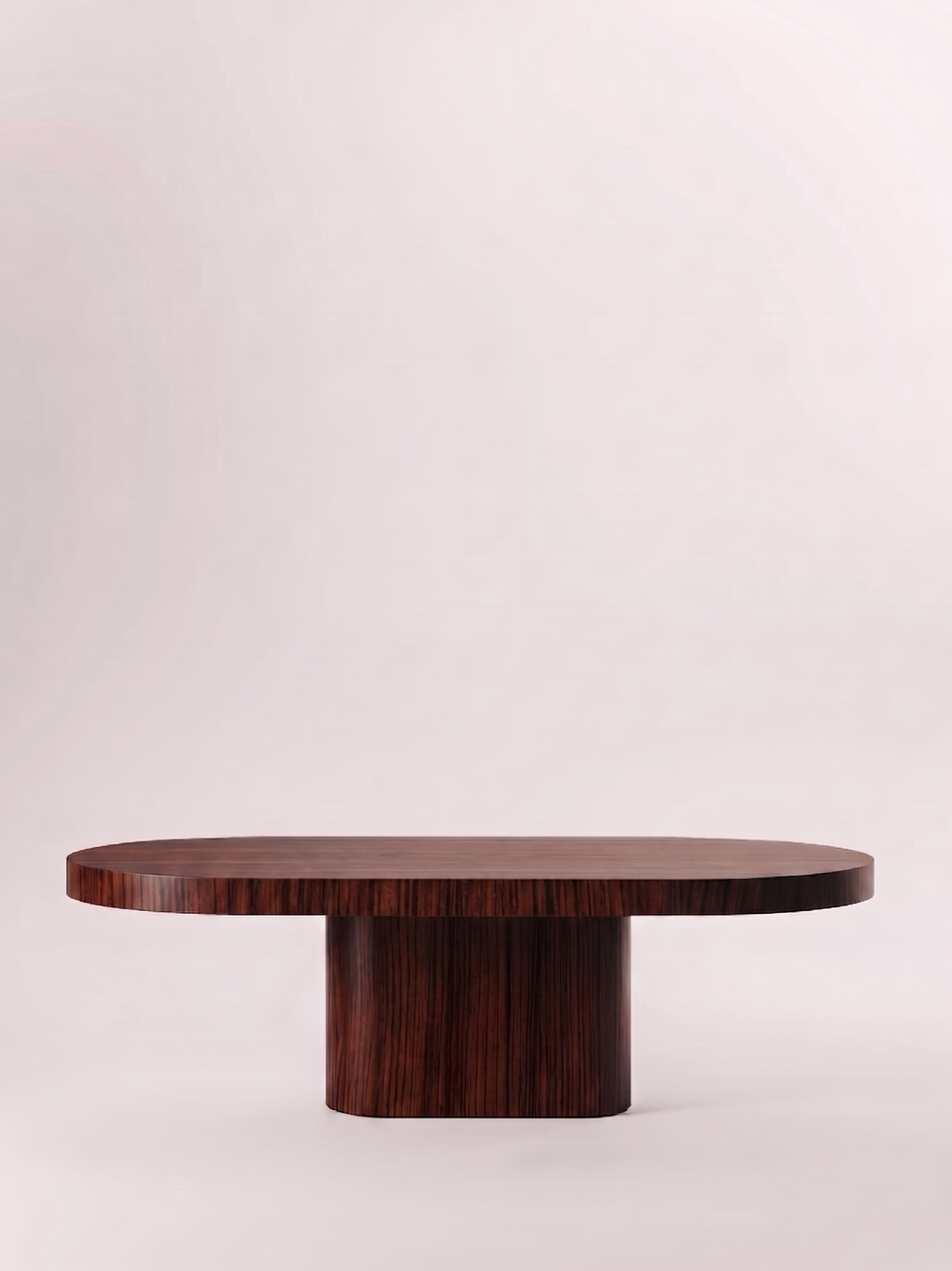 Table en bois non massif - Pied Oblong