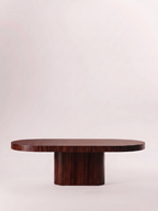 Table en bois non massif - Pied Oblong