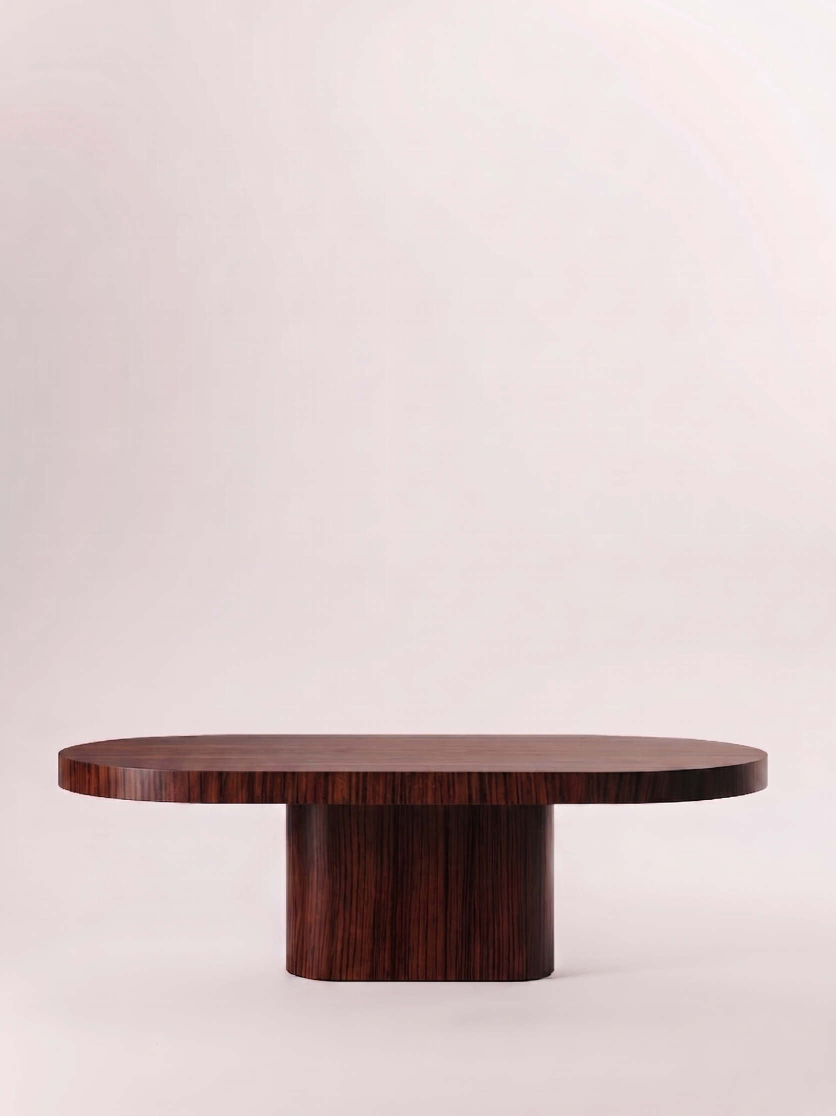 Table en bois non massif - Pied Oblong