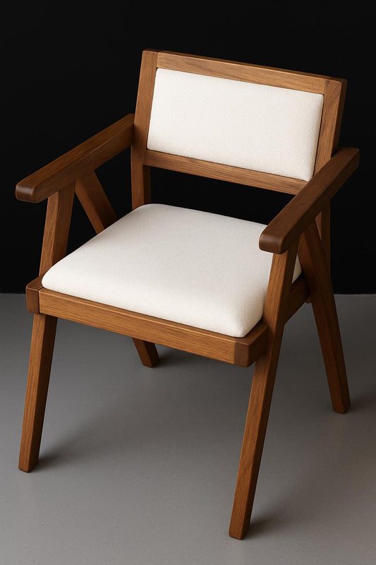 CHEFCHOUAN - Chaise en noyer