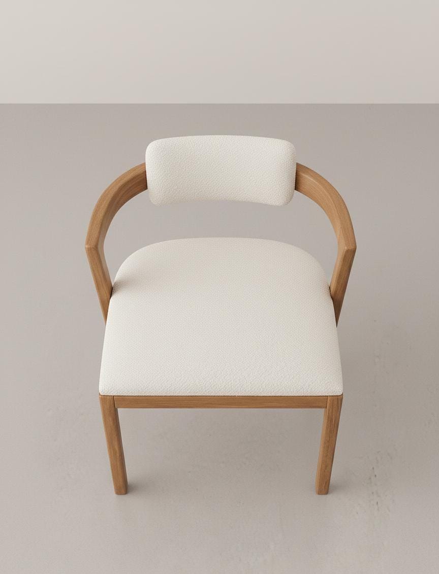 TANGER - Chaises en noyer ou hêtre